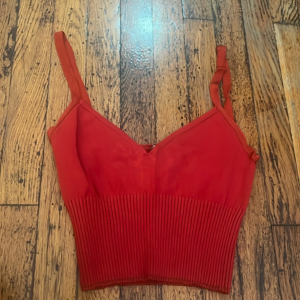 ALTUZARRA Crop Red size small
